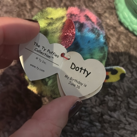 TY Puffies. Dotty - Picture 7 of 7